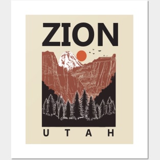 Zion National Park Posters and Art